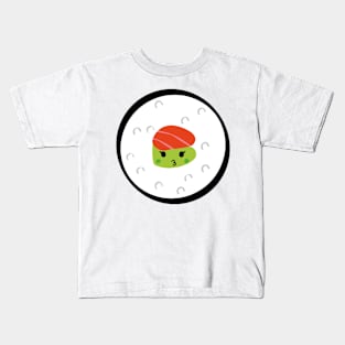 California Roll Charm: A Sushi Symphony Kids T-Shirt